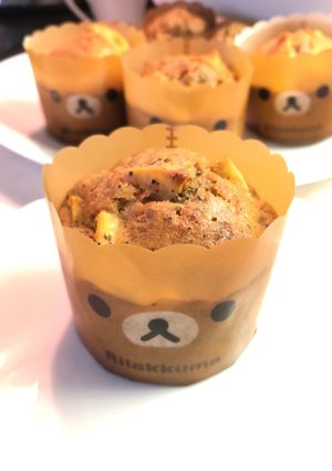 ゴロゴロりんご×紅茶のカップケーキ-レシピのメイン写真
