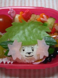 キャラ弁☆ポケモン・シェイミ弁当-レシピのメイン写真