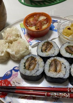 コストコ秋刀魚の蒲焼巻き（中巻）-レシピのメイン写真