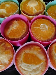 みかんヨーグルトケーキ(簡単)カップ編-レシピのメイン写真
