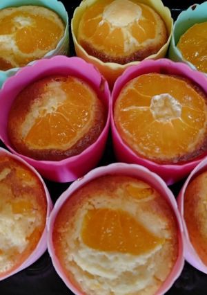 みかんヨーグルトケーキ(簡単)カップ編-レシピのメイン写真