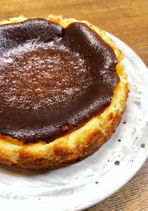濃厚リッチな簡単バスクチーズケーキ-レシピのメイン写真