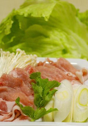 レタスと豚肩ロースのヘルシーしゃぶしゃぶ-レシピのメイン写真