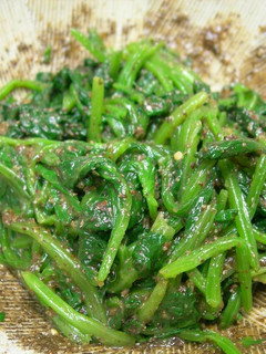青菜のえごまみそ和え-レシピのメイン写真