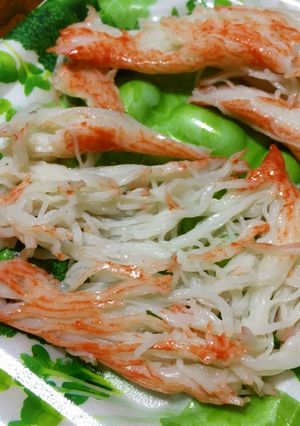 カニカマ（サラダフレーク）のさばき方-レシピのメイン写真