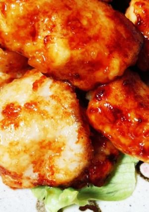 鶏むねで柔らかジューシーバター醤油焼き-レシピのメイン写真