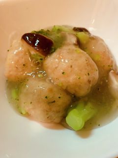 調味料2つで!冷凍肉団子のあんかけ-レシピのメイン写真