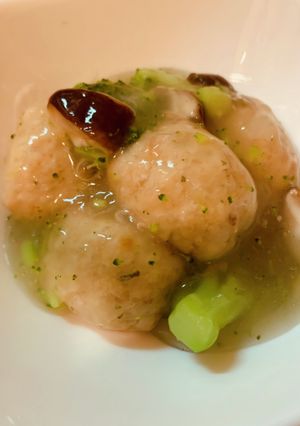 調味料2つで！冷凍肉団子のあんかけ-レシピのメイン写真