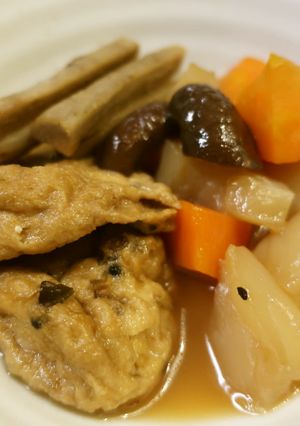 がんもとゴボウ、コンニャクの煮物-レシピのメイン写真