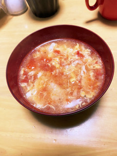 トマトとささみのにんにく卵スープ-レシピのメイン写真