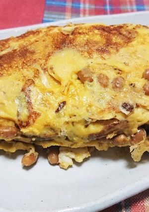 納豆オムレツ-レシピのメイン写真