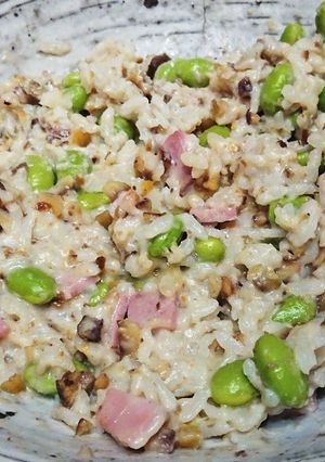 枝豆と甘栗のリゾット-レシピのメイン写真