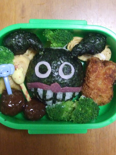キャラ弁 ばいきんまん-レシピのメイン写真