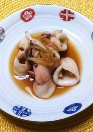 さっと作れる❗️水イカの生姜煮-レシピのメイン写真