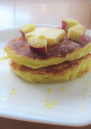 さつまいもチーズクリームパンケーキ-レシピのメイン写真