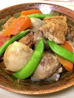 お袋の煮物 里芋と厚揚げなど。-レシピのメイン写真