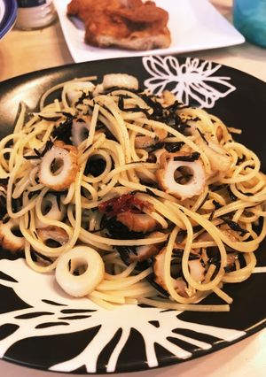 ひじきペペロンチーノ(1人分)-レシピのメイン写真