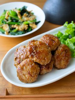 『長ねぎとえのきのふわふわ豚つくね』-レシピのメイン写真