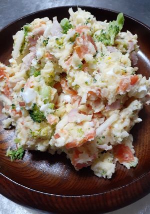 シャキシャキりんごのポテトサラダ-レシピのメイン写真