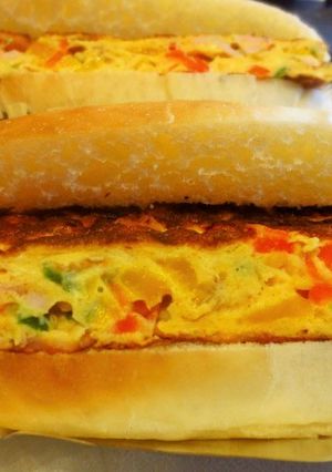 彩り野菜タップリのスパニッシュオムレツ-レシピのメイン写真
