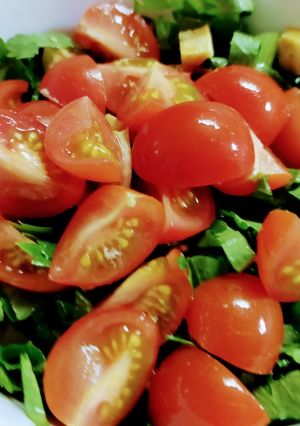 栄養満点！セロリの葉のイタリアンサラダ-レシピのメイン写真