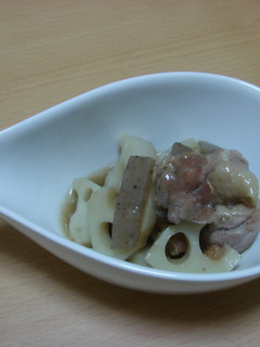 簡単♪蓮根と鶏モモ肉の炒め煮-レシピのメイン写真