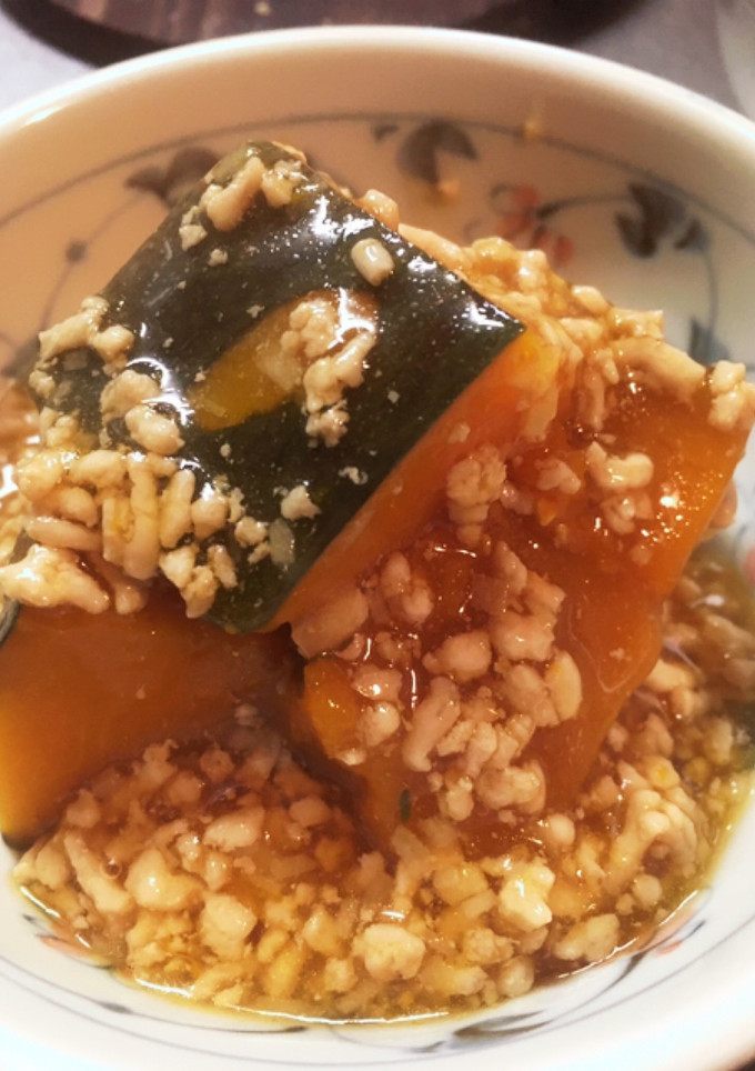 かぼちゃのそぼろ煮-レシピのメイン写真