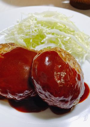 肉汁が垂れない!羊100%ハンバーグ!-レシピのメイン写真