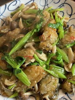 牡蠣とセロリの中華風炒め-レシピのメイン写真