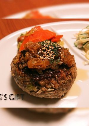 白ネギたっぷりネギバーグ-レシピのメイン写真