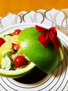 メローゴールドさっぱりサラダでクリスマス-レシピのメイン写真