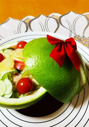 メローゴールドさっぱりサラダでクリスマス-レシピのメイン写真
