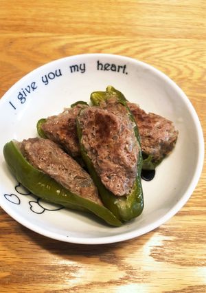 超簡単♡ピーマンの肉詰め-レシピのメイン写真