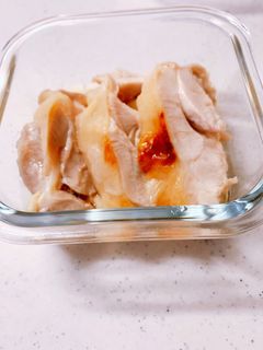 塩麹で蒸し鶏-レシピのメイン写真