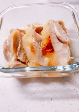 塩麹で蒸し鶏-レシピのメイン写真