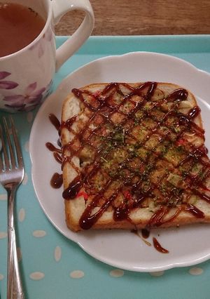 パンでお好み焼き-レシピのメイン写真