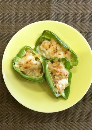 ピーマンのシーチキン詰め-レシピのメイン写真