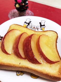 焼きリンゴトースト-レシピのメイン写真