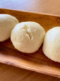 【離乳食後期】簡単!ふわふわ蒸しパン-レシピのメイン写真