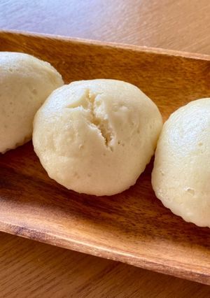 【離乳食後期】簡単！ふわふわ蒸しパン-レシピのメイン写真