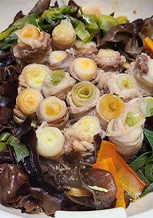 低カロリー&免疫力UP!ネギの豚肉巻き鍋-レシピのメイン写真