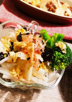【旬の冬野菜】韓国風大根サラダ-レシピのメイン写真