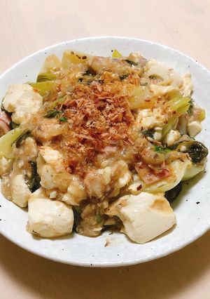 サバ缶と青梗菜と豆腐のとろ〜り煮-レシピのメイン写真