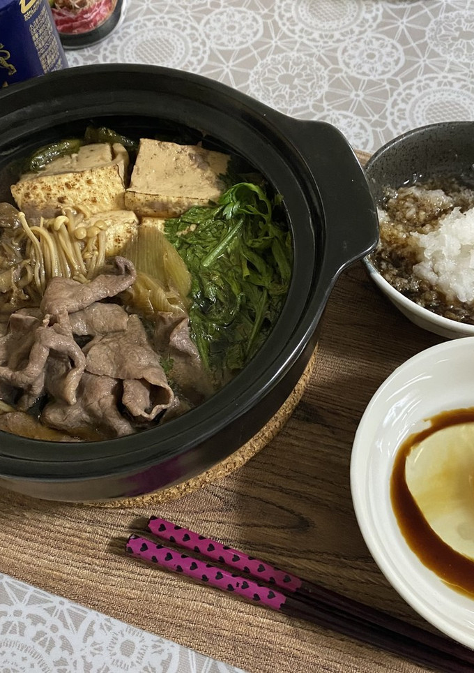 すき焼き　大根おろしで頂く-レシピのメイン写真