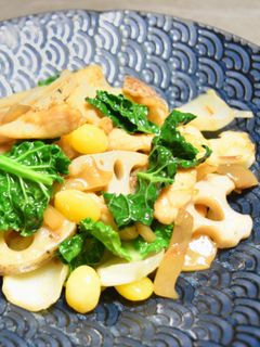 鶏むね肉と冬野菜のザーサイ炒め-レシピのメイン写真