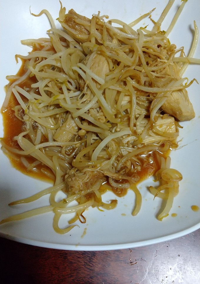 モヤシとエノキの炒め物-レシピのメイン写真