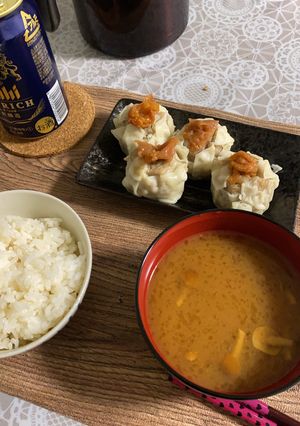 ジャンボ焼売の南高梅のせ-レシピのメイン写真