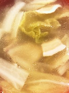 白菜とベーコンのスープ-レシピのメイン写真