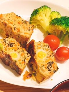 鶏ひき肉で和風ミートローフ-レシピのメイン写真