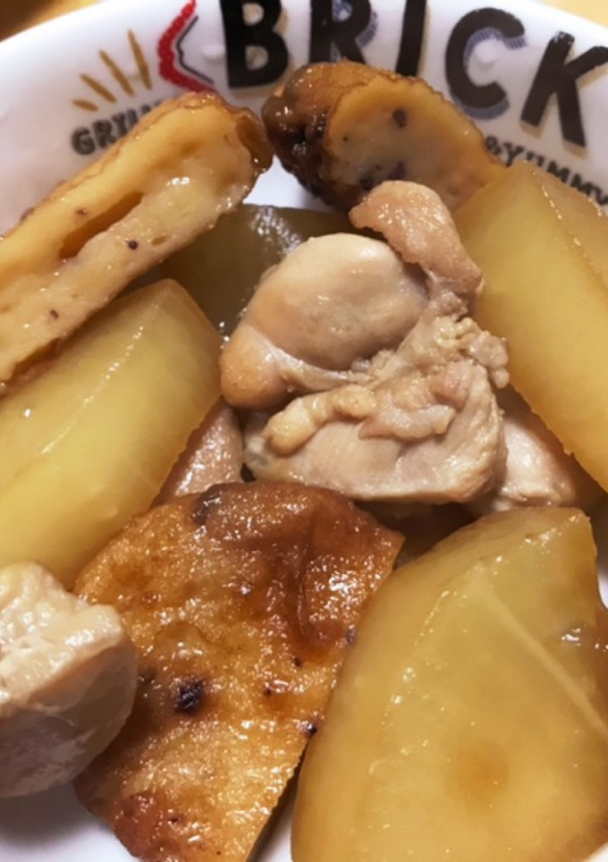 大根さつま揚げ鶏肉の煮物-レシピのメイン写真